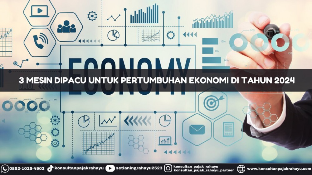 3 Mesin Dipacu Untuk Pertumbuhan Ekonomi di Tahun 2024