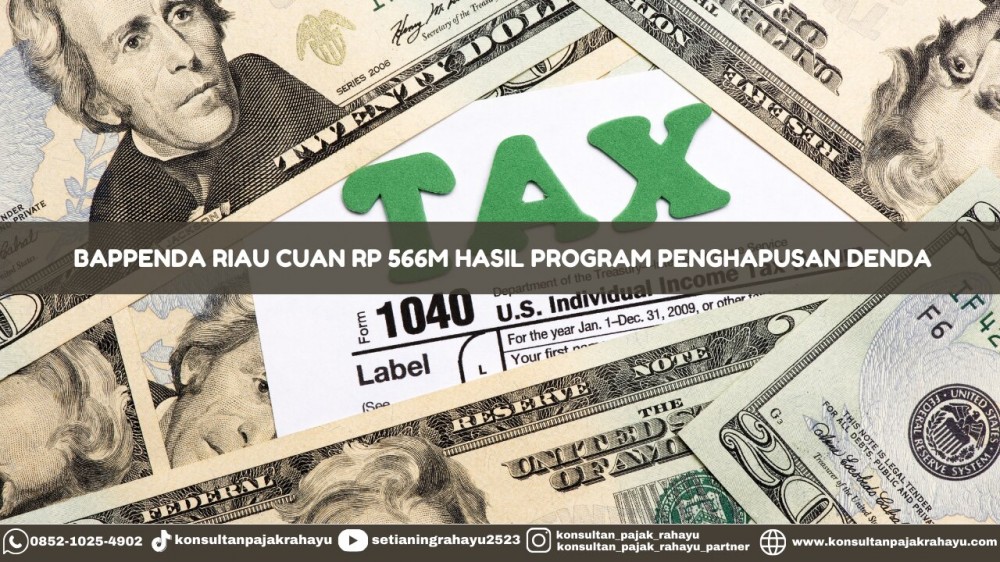 Bapenda Riau Cuan Rp 566M Hasil Program Penghapusan Denda