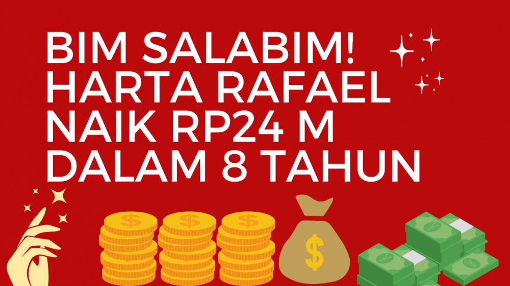 Bim Salabim! Harta Rafael Naik Rp24 M dalam 8 Tahun