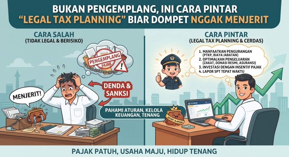 Bukan Pengemplang, Ini Cara Pintar 'Legal Tax Planning' Biar Dompet Nggak Menjerit