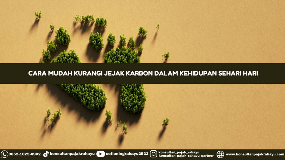 Cara Mudah Kurangi Jejak Karbon dalam Kehidupan Sehari-hari