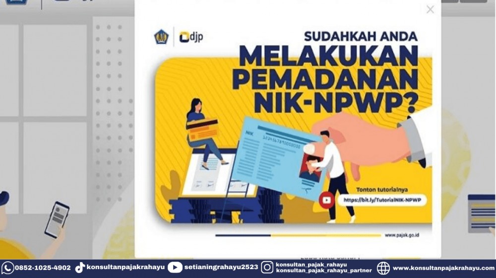 DJP Sediakan Layanan Asistensi Pemadanan NIK dan NPWP