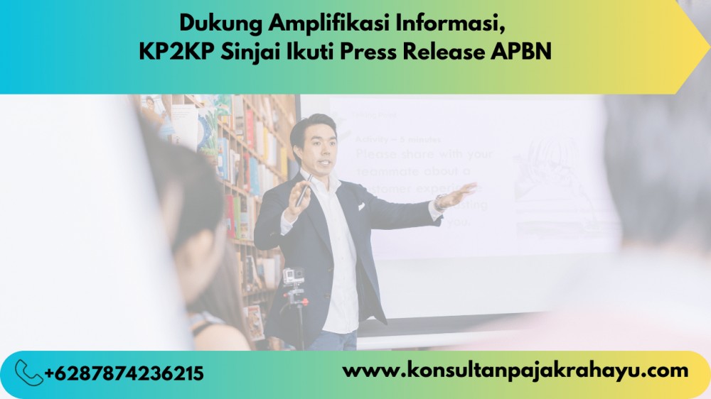 Dukung Amplifikasi Informasi, KP2KP Sinjai Ikuti Press Release APBN