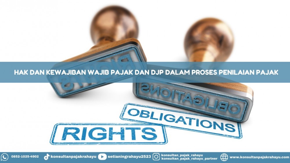 Hak dan Kewajiban Wajib Pajak dan DJP dalam Proses Penilaian Pajak