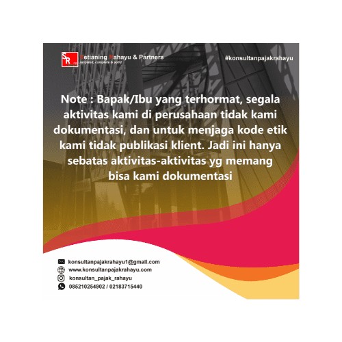 INFOMASI TERBARU KONSULTAN PAJAK RAHAYU