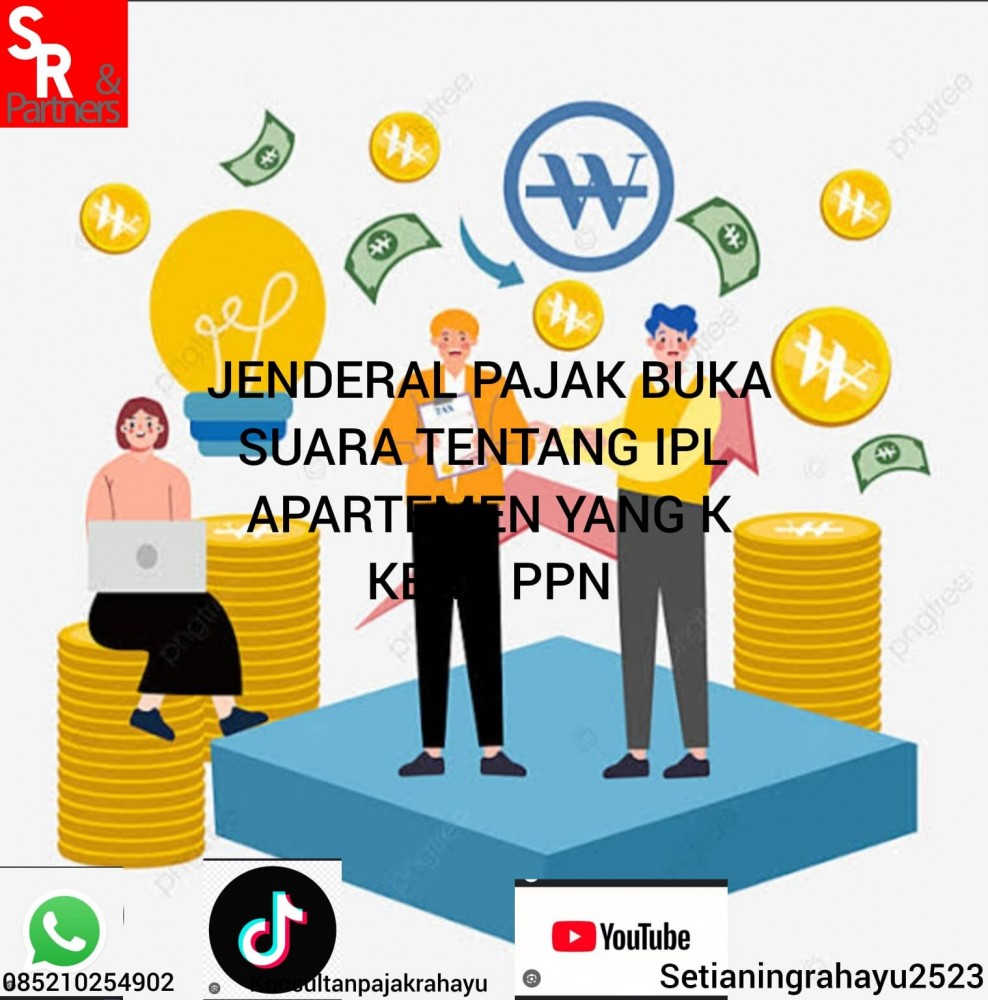Jendral pajak buka suara tentang IPL apartemen yang kena ppn