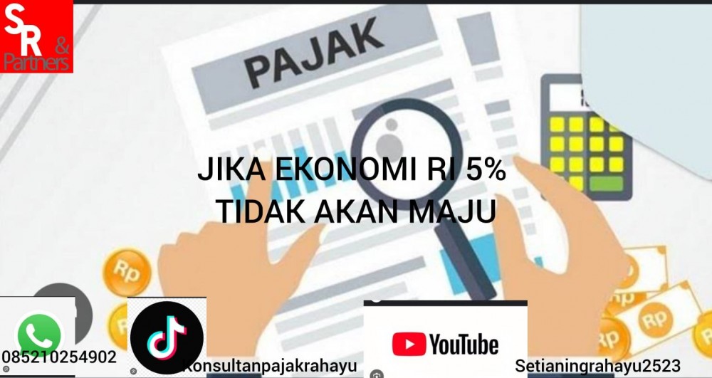 Jika ekonomi RI 5% tidak akan maju