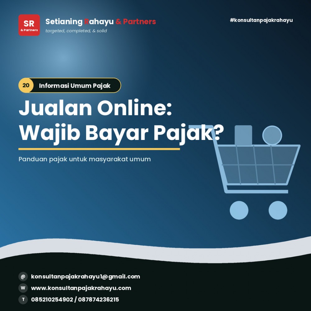 Jualan Online di Marketplace, Wajib Bayar Pajak?