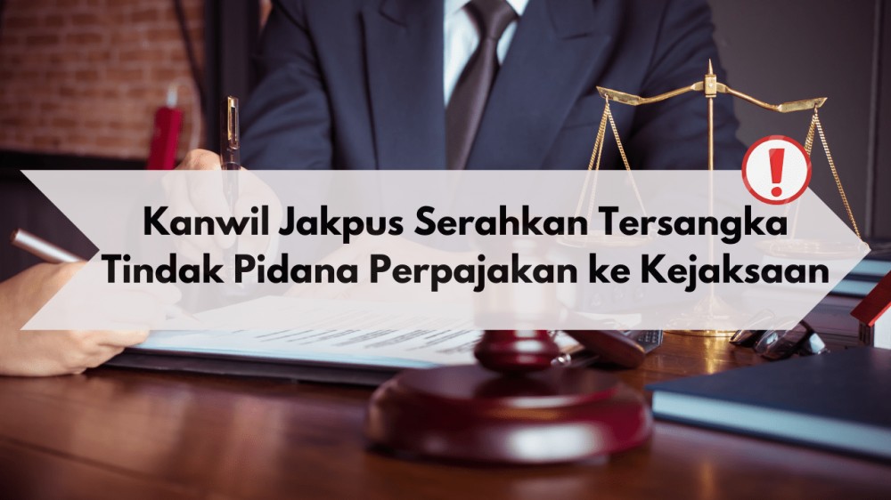 Kanwil Jakpus Serahkan Tersangka Tindak Pidana Perpajakan ke Kejaksaan