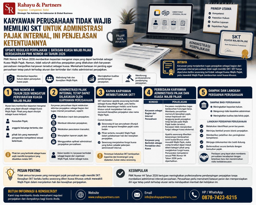 Karyawan Perusahaan Tidak Wajib Memiliki SKT untuk Administrasi Pajak Internal, Ini Penjelasan Ketentuannya