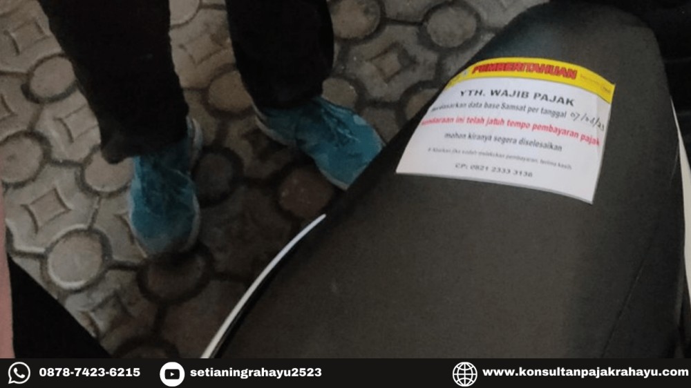Kendaraan Nunggak Pajak di Cianjur Siap-siap Dipasang Stiker Khusus!