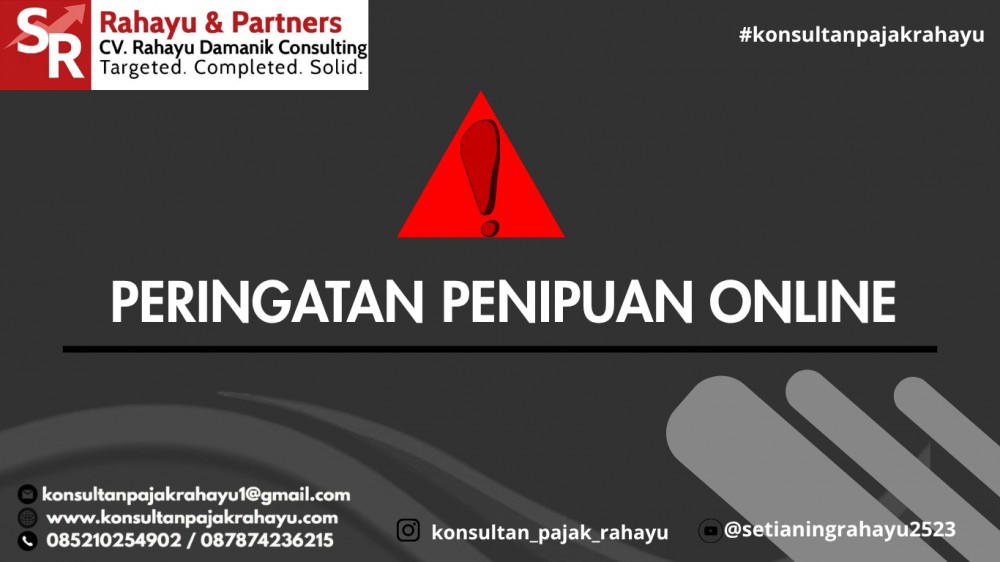 Klarifikasi atau peringatan resmi.