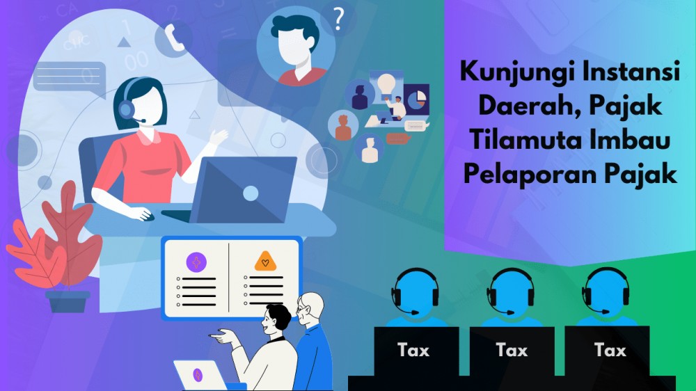 Kunjungi Instansi Daerah, Pajak Tilamuta Imbau Pelaporan Pajak