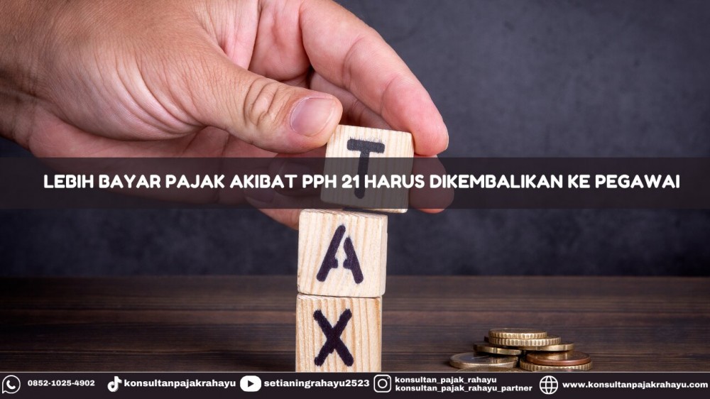 Lebih Bayar Pajak Akibat PPh 21 Harus Dikembalikan ke Pegawai
