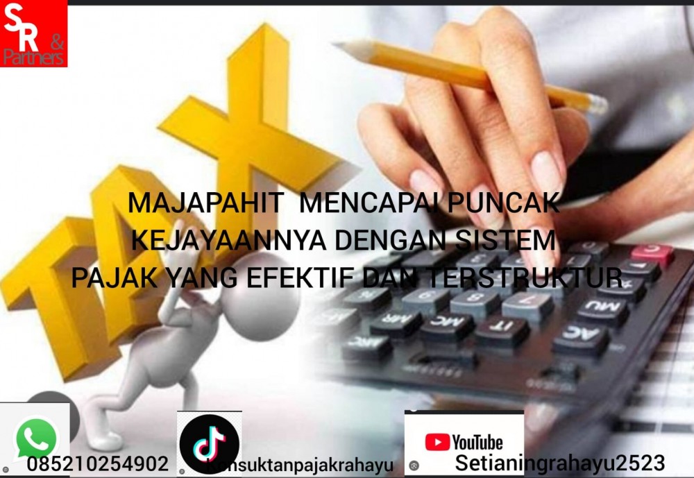 Majapahit mencapai puncak kejayaannya dengan sistem pajak yang efektif dan terstruktur,