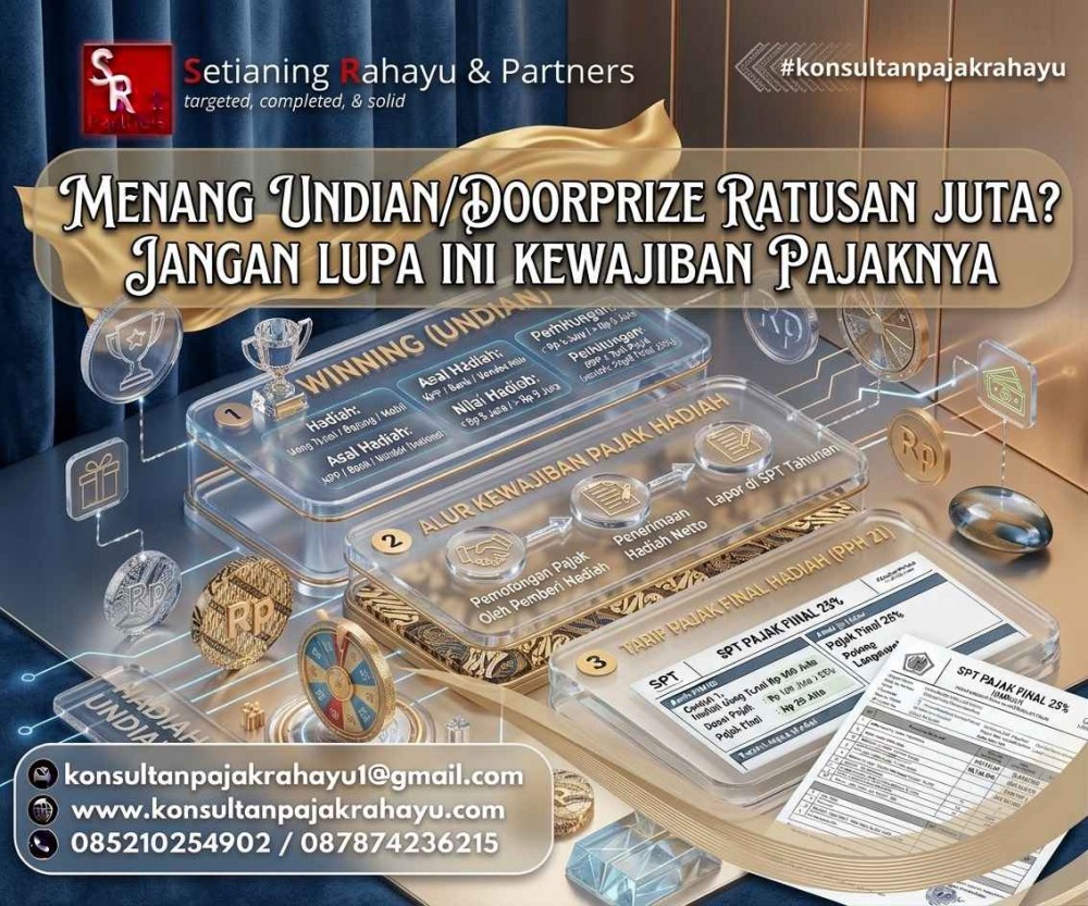 Menang Undian/Doorprize Ratusan Juta? Jangan Lupa Ini Kewajiban Pajaknya