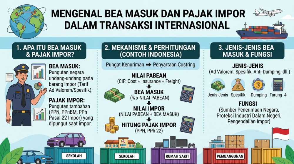 Mengenal Bea Masuk dan Pajak Impor dalam Transaksi Internasional