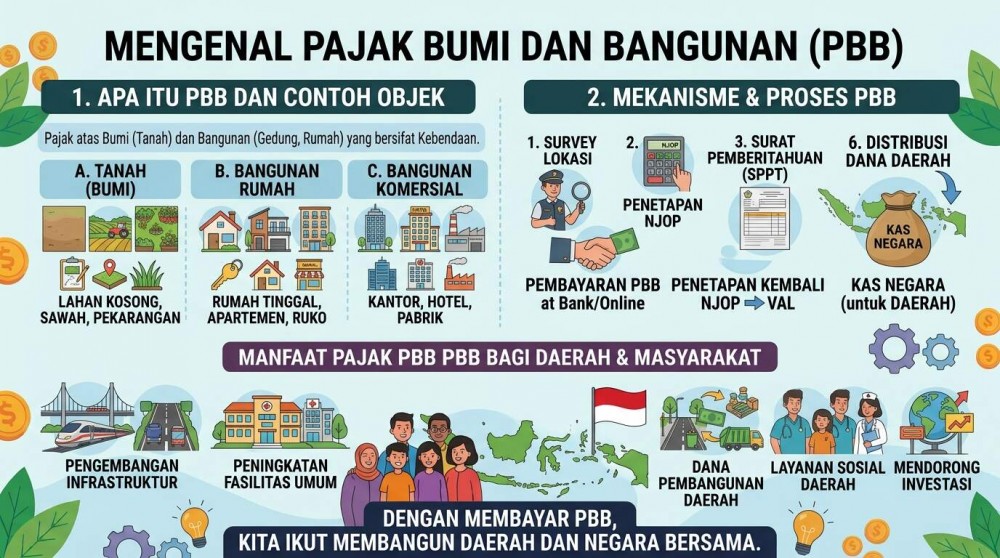 Mengenal Pajak Bumi dan Bangunan (PBB)