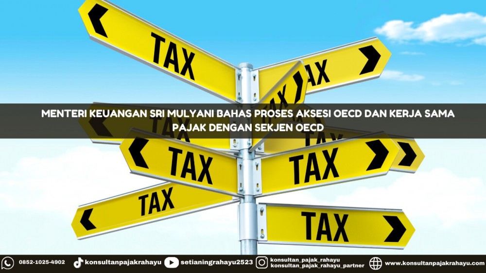 Menteri Keuangan Sri Mulyani Bahas Proses Aksesi OECD dan Kerja Sama Pajak dengan Sekjen OECD