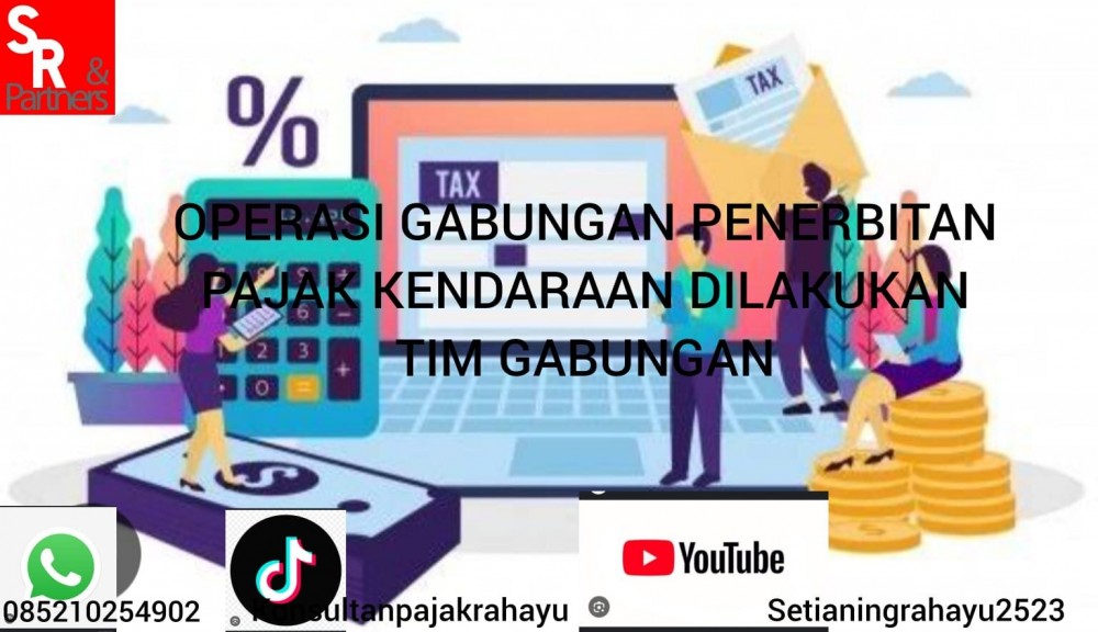 Operasi gabungan penertiban pajak kendaraan dilakukan tim gabungan