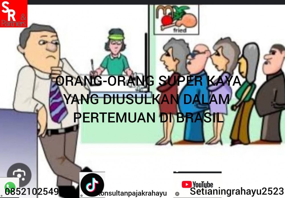 orang-orang super kaya, yang diusulkan dalam pertemuan di Brasil