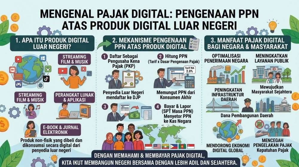 Pajak Digital: Pengenaan PPN atas Produk Digital Luar Negeri