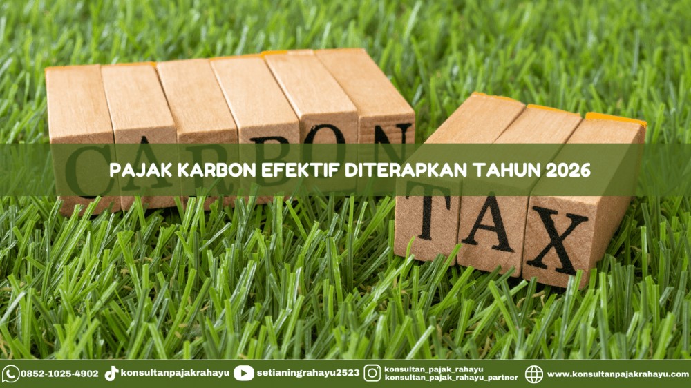 Pajak Karbon Efektif Diterapkan Tahun 2026