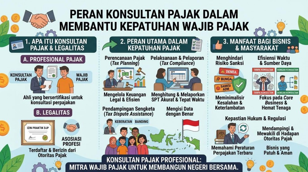 Peran Konsultan Pajak dalam Membantu Kepatuhan Wajib Pajak