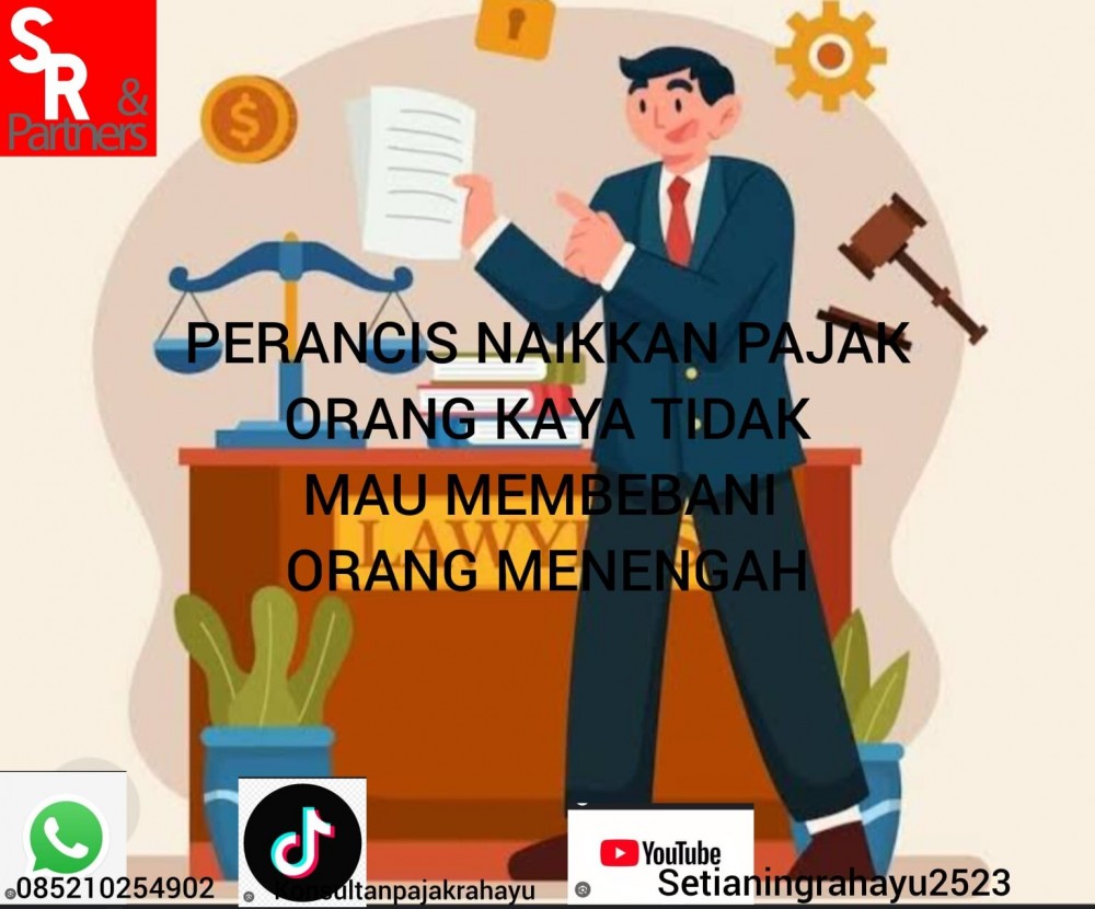 Perancis naikkan pajak orang kaya tidak mau membebani orang menengah