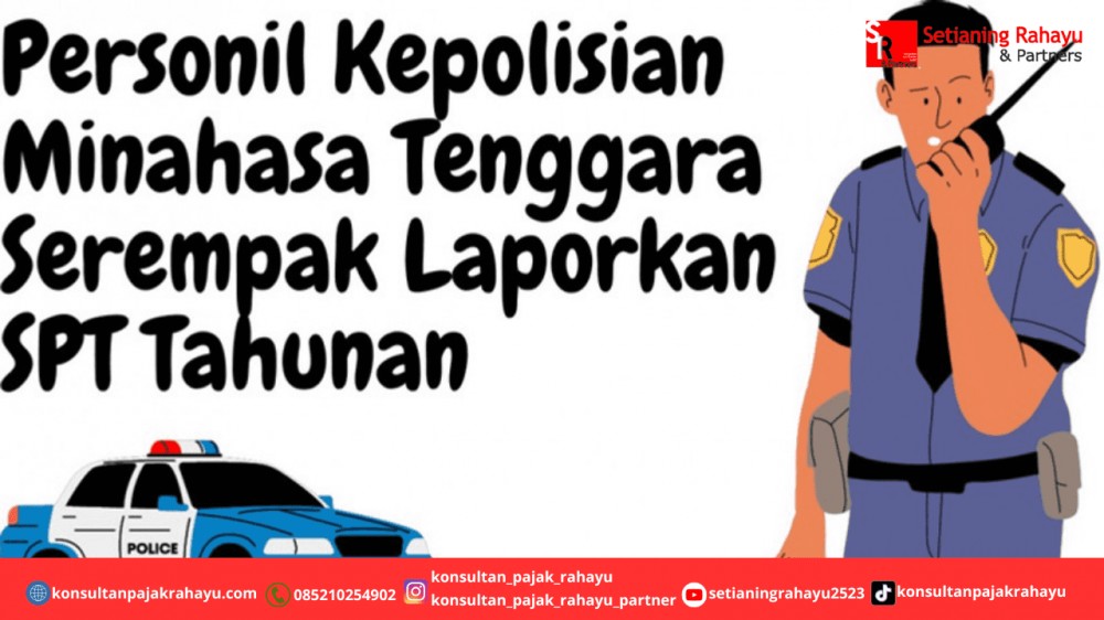 Personil Kepolisian Minahasa Tenggara Serempak Laporkan SPT Tahunan