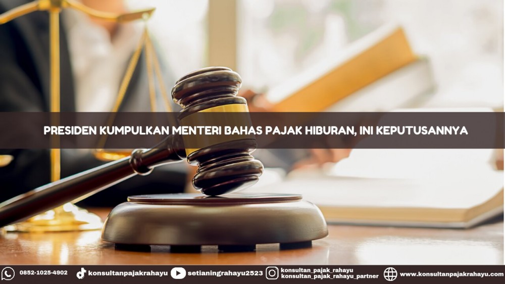 Presiden Kumpulkan Menteri Bahas Pajak Hiburan, Ini Keputusannya