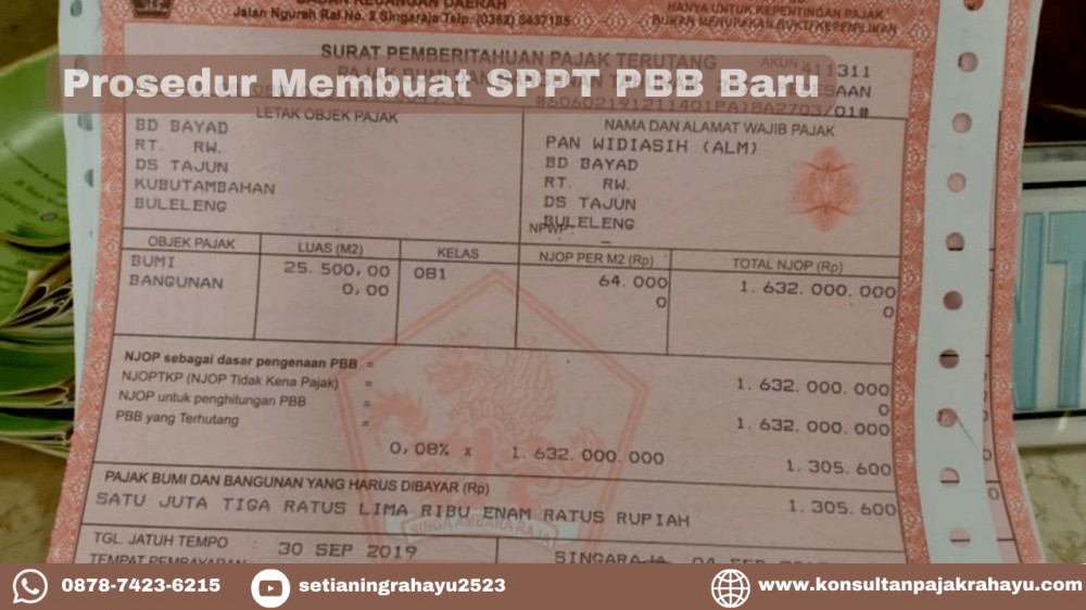 Prosedur Membuat SPPT PBB Baru setelah Beli Rumah Bekas