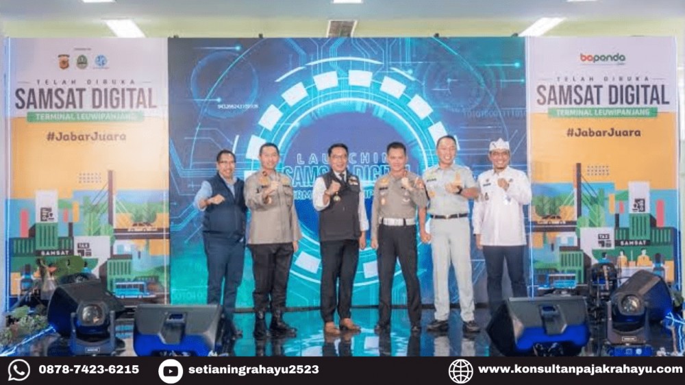 Ridwan Kamil: Bayar Pajak Kendaraan 5 Menit di Samsat Digital