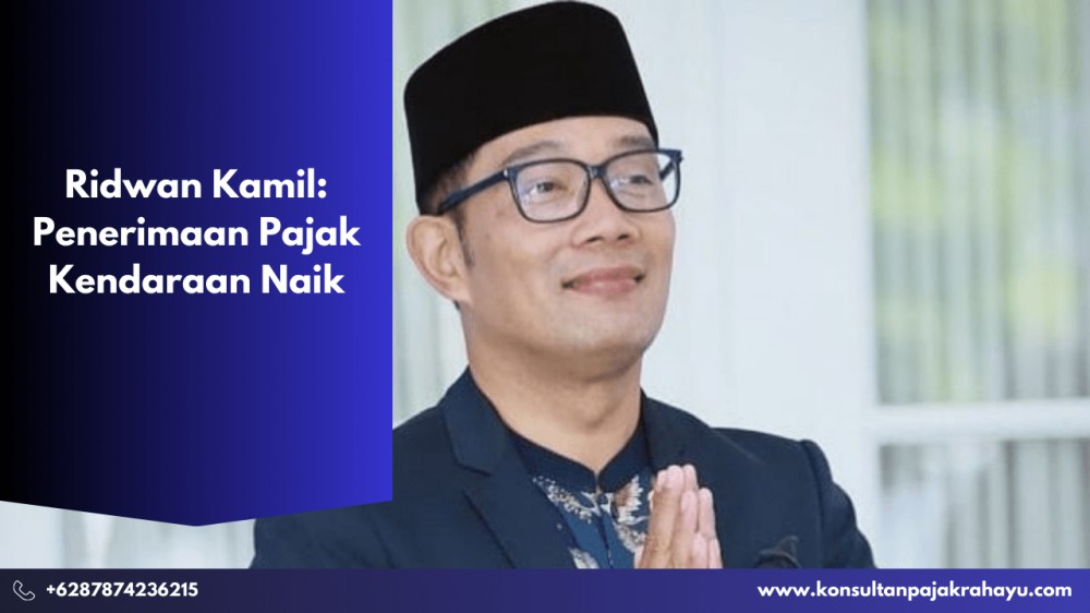 Ridwan Kamil: Penerimaan Pajak Kendaraan Naik