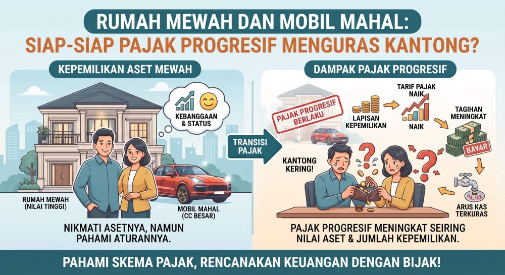 Rumah Mewah dan Mobil Mahal: Siap-siap Pajak Progresif Menguras Kantong?
