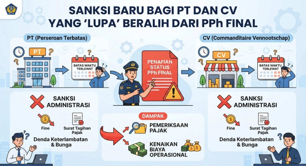 Sanksi Baru bagi PT dan CV yang