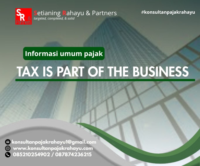 TAX IS PART OF THE BUSINESS
