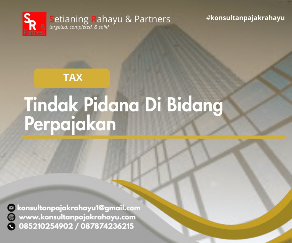 Tindak Pidana Di Bidang Perpajakan
