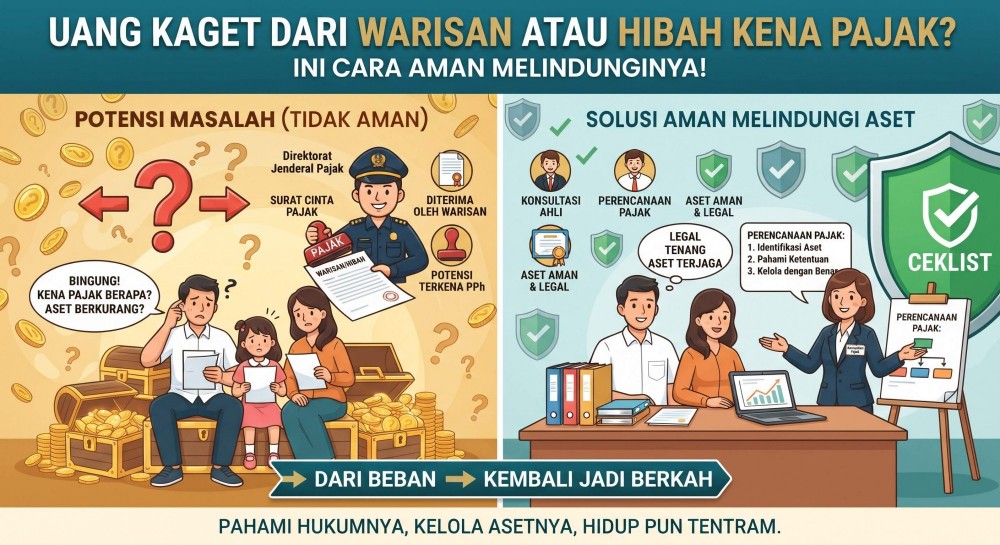 Uang Kaget dari Warisan atau Hibah Kena Pajak? Ini Cara Aman Melindunginya!