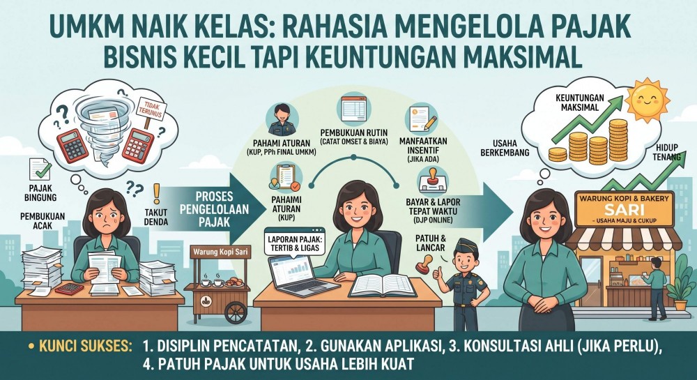 UMKM Naik Kelas: Rahasia Mengelola Pajak Bisnis Kecil tapi Keuntungan Maksimal